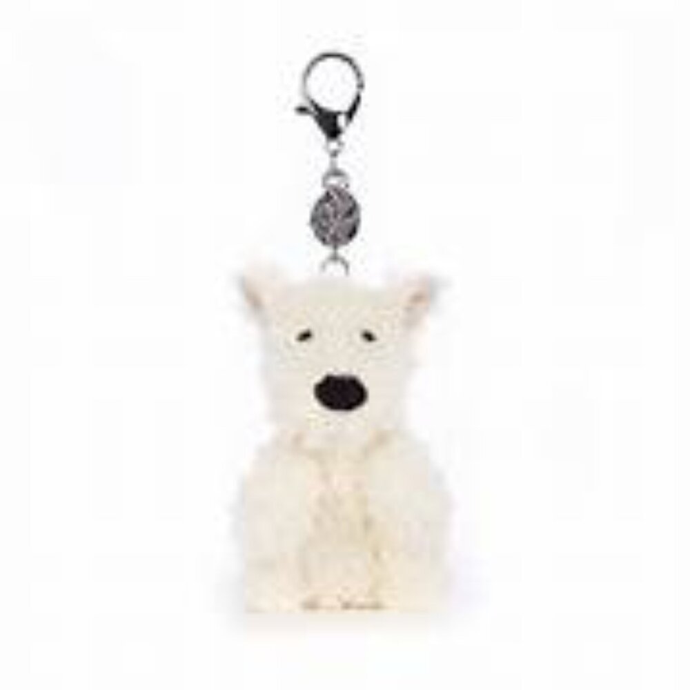 Jellycat MUNRO SCOTTIE DOG Bag Charm Authentic keychain NWT out of stock